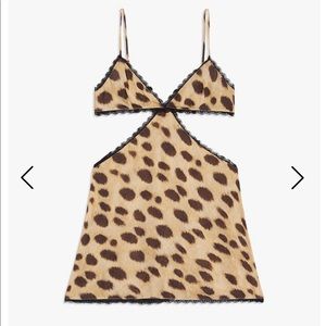 WEWOREWHAT V-NECK CUTOUT DRESS